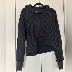 Black Knit Free People Sweater